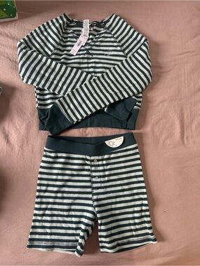 Pink XS women’s Pajama Set - stripe